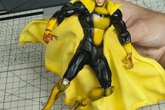 3d anime figure action figure stl custom model 3d figurine jointed model