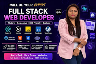 develop react js next js and headless wordpress websites