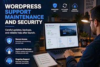 build a secure professional wordpress website for your business