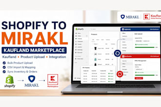 setup mirakl kaufland eu bulk product upload skus shopify to mirakl integration