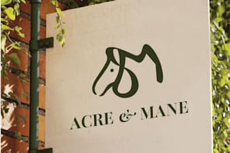 design a premium farm hotel brand identity