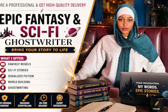 ghostwrite an immersive fantasy novel sci fi short story or serialized fiction