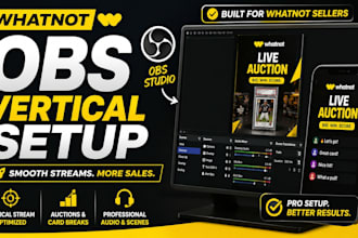 optimize whatnot obs for live auctions
