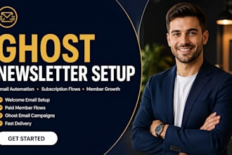 ghost newsletter setup ghost subscription flow ghost email automation