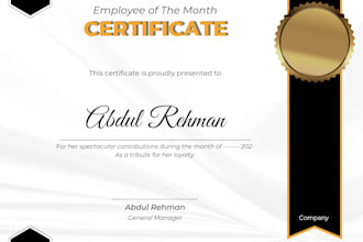 design professional certificates customize