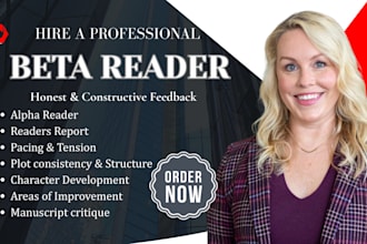 be your detailed beta reader and alpha reader for fiction romance and fantasy