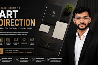 do professional art direction and branding board for your business