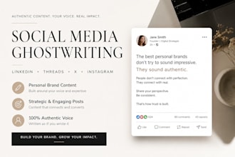 ghostwrite authentic content in your voice