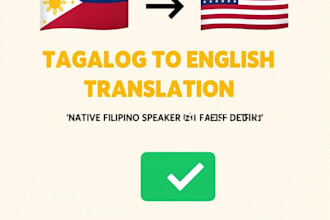 translate tagalog to english fast and accurately