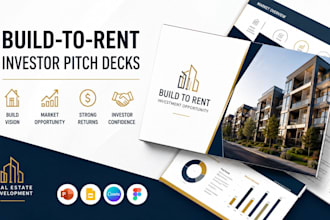 design build to rent investor pitch decks for property developers