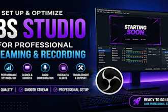 set up and optimize obs studio for professional streaming and recording