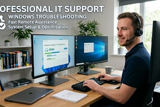 provide fast IT support and windows troubleshooting