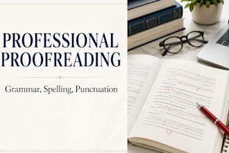 proofread your book or ebook