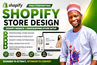 design shopify store shopify websites dropshipping store set up product seo