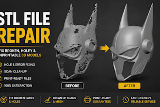 repair and optimize stl files for perfect 3d printing results