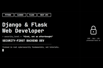 build a secure login and authentication system with django or flask