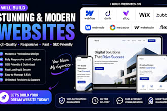build a modern website with webflow webador webnode or dorik