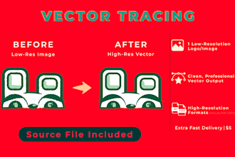 trace or redraw your logo in high res