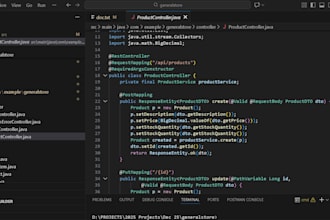 build rest API backend using java spring boot