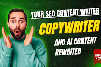 your SEO content writer, copywriter, and ai content rewriter