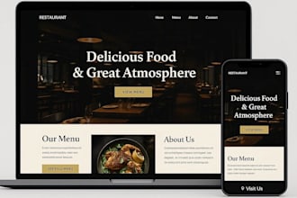 diseñaré una página web moderna y profesional para tu negocio