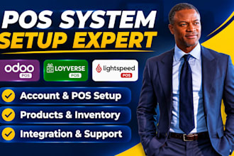 setup odoo pos, loyverse pos and lightspeed pos systems