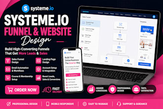 systeme io, sales funnel, landing page, systeme io website, systeme io funnel
