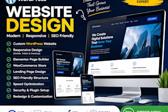 design wordpress website for commerce store