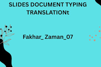 convert pdf to word make ppt slides type docs and translate