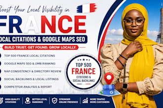 build france local citations for google maps SEO and gmb ranking