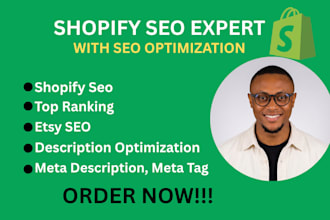 write SEO website, etsy and shopify product descriptions