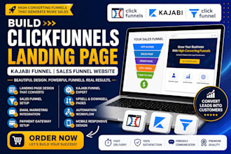 build clickfunnels landing page kajabi funnel sales funnel website click funnel