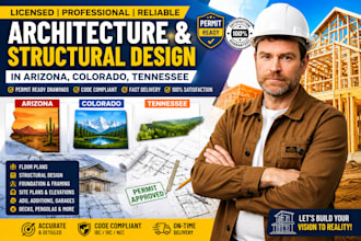 create architecture and structural design in arizona, colorado, tennessee USA