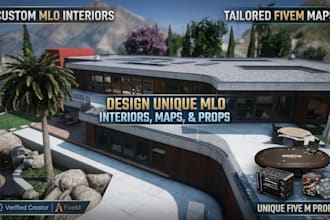 design unique mlo interiors, maps, and props tailored for fivem