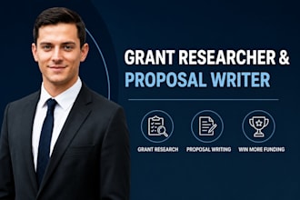 write a winning grant proposal, grant research and grant application