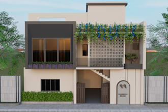 draft architectural floor plans, elevations, and sections