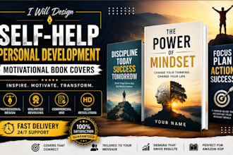 design self help personal development book cover motivational book cover