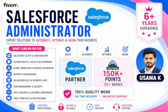 be your salesforce administrator for setup, automation and customization