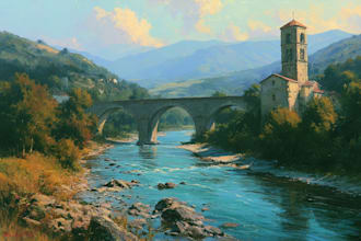 landscape oil painting art