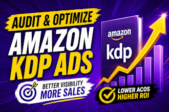 audit and optimize amazon KDP ads for better book visibility and sales