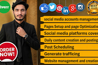 be your social media marketing manager and content creator