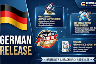 do german press release german media distribution dach region PR