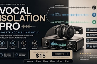 remove vocals from any song and create high quality instrumental track