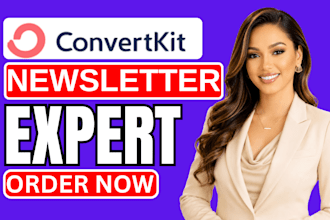 design kit newsletter kit landing page convertkit email sequence kit automation