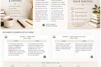 proofread and edit your french texts