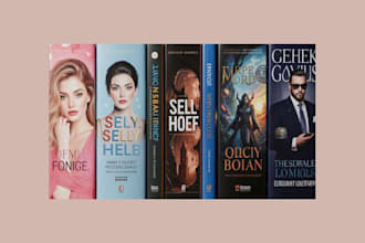 design a catchy ebook cover, print book cover, or amazon KDP cover