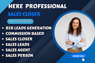 be commission based sales high ticket sales closer sales person sales rep