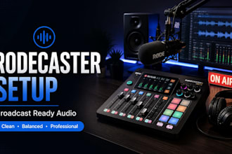 build a professional broadcast ready rodecaster audio setup