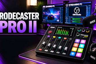 setup rodecaster pro ii for gaming and streaming
