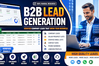 do b2b lead generation company leads solar prospect list email list contact data